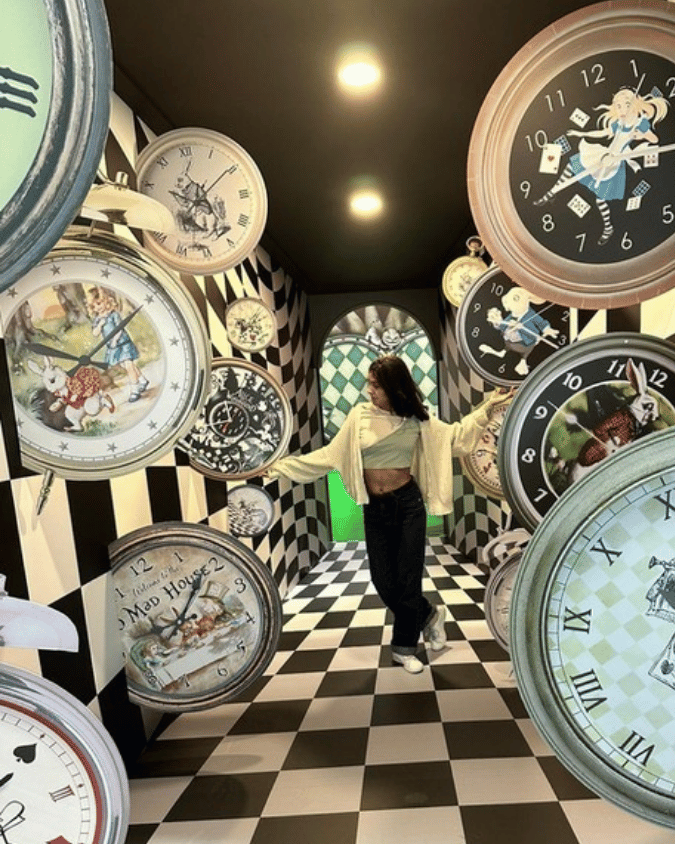 Alice Through the Clocks